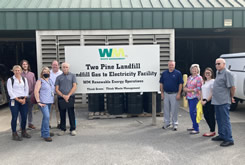 On site visit at Two Pine Landfill
