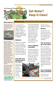 Got Water? Keep It Clean!